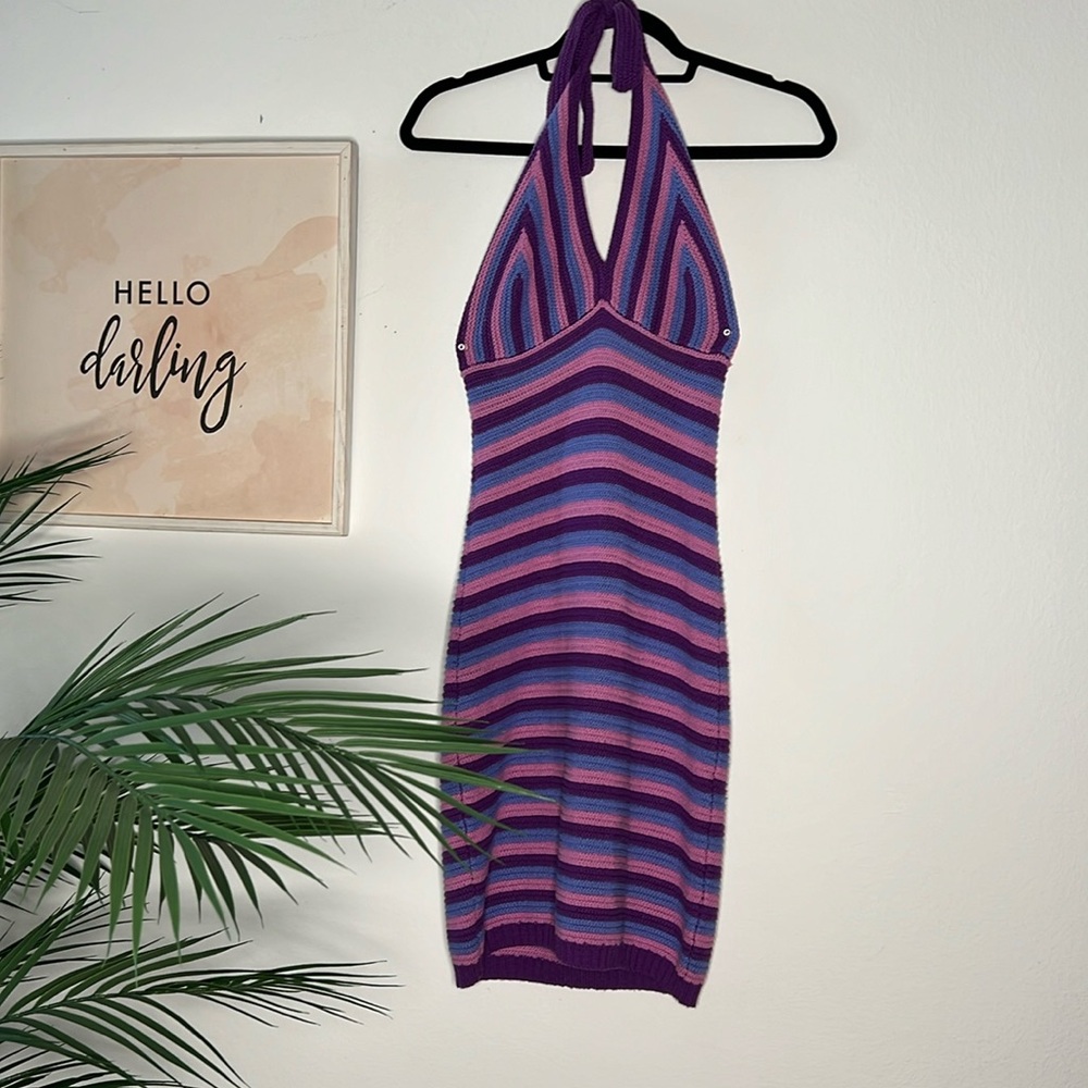 Backless Crochet Dress